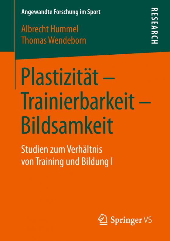 Cover-Bild Plastizität – Trainierbarkeit – Bildsamkeit