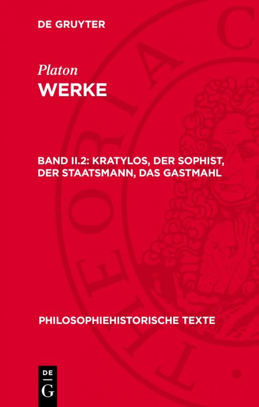 Cover-Bild Platon: Werke / Kratylos, Der Sophist, Der Staatsmann, Das Gastmahl