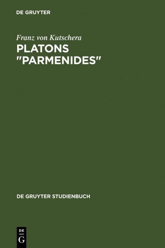 Cover-Bild Platons "Parmenides"