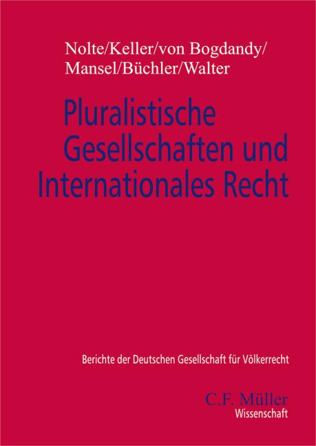 Cover-Bild Pluralistische Gesellschaften und Internationales Recht