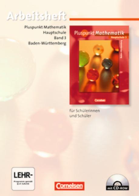 Cover-Bild Pluspunkt Mathematik - Baden-Württemberg - Bisherige Ausgabe / Band 3 - Arbeitsheft mit Lösungen und CD-ROM