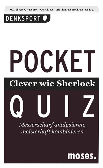 Cover-Bild Pocket Quiz Clever wie Sherlock