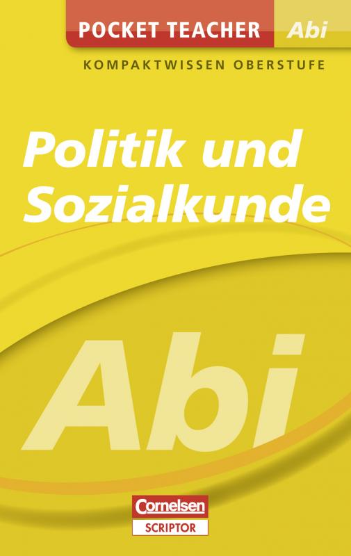 Cover-Bild Pocket Teacher Abi Politik/Sozialkunde