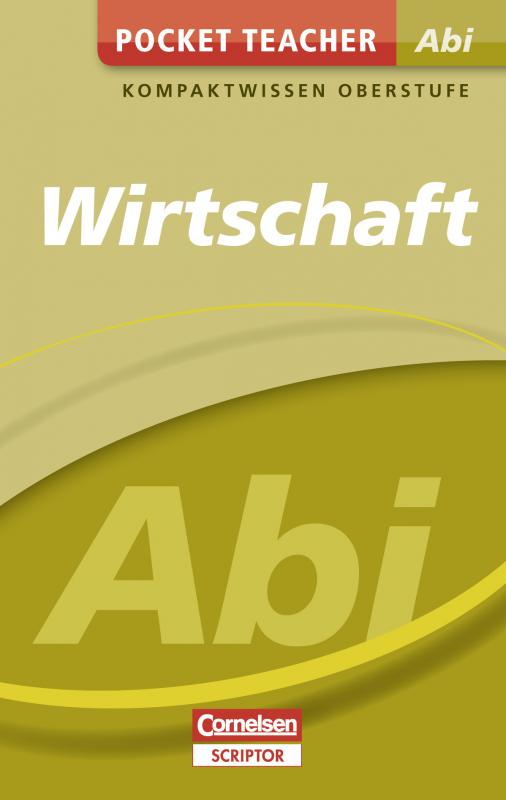 Cover-Bild Pocket Teacher Abi Wirtschaft