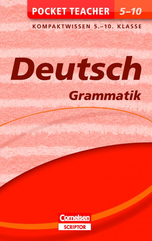 Cover-Bild Pocket Teacher Deutsch - Grammatik 5.-10. Klasse