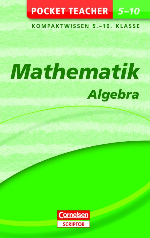 Cover-Bild Pocket Teacher Mathematik - Algebra 5.-10. Klasse