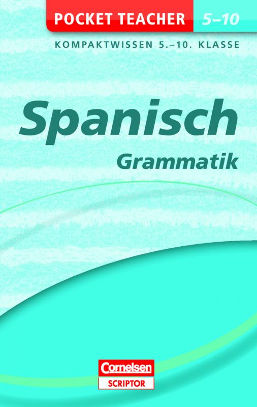 Cover-Bild Pocket Teacher Spanisch Grammatik 5.-10. Klasse