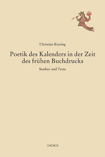 Cover-Bild Poetik des Kalenders in der Zeit des frühen Buchdrucks