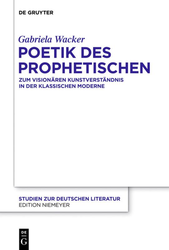 Cover-Bild Poetik des Prophetischen