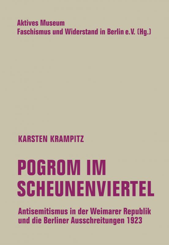 Cover-Bild Pogrom im Scheunenviertel