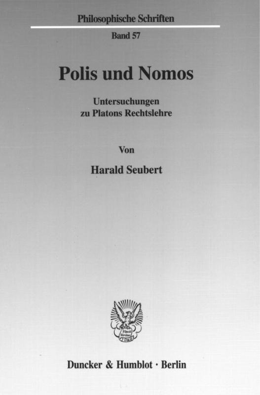 Cover-Bild Polis und Nomos.