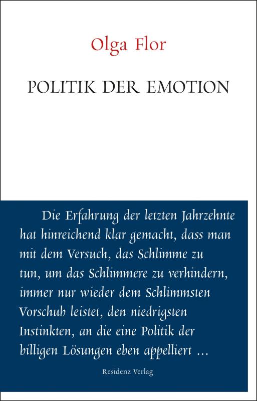 Cover-Bild Politik der Emotion