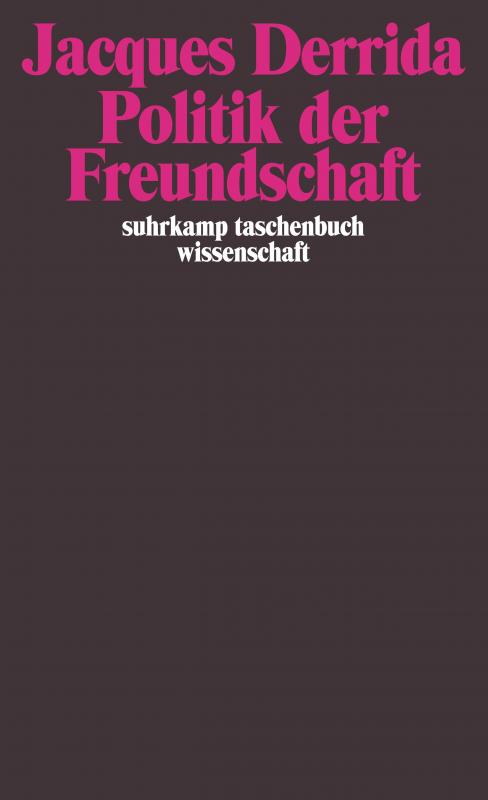 Cover-Bild Politik der Freundschaft