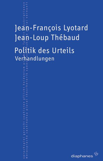 Cover-Bild Politik des Urteils