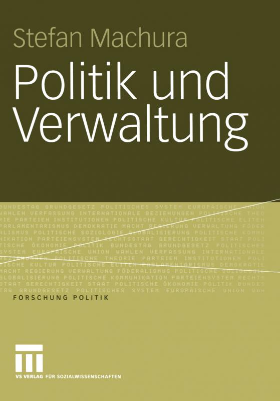 Cover-Bild Politik und Verwaltung