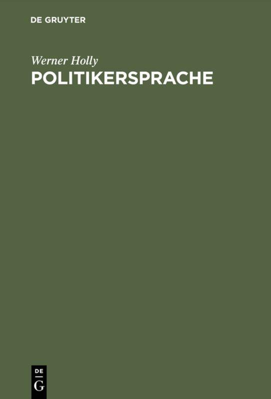 Cover-Bild Politikersprache