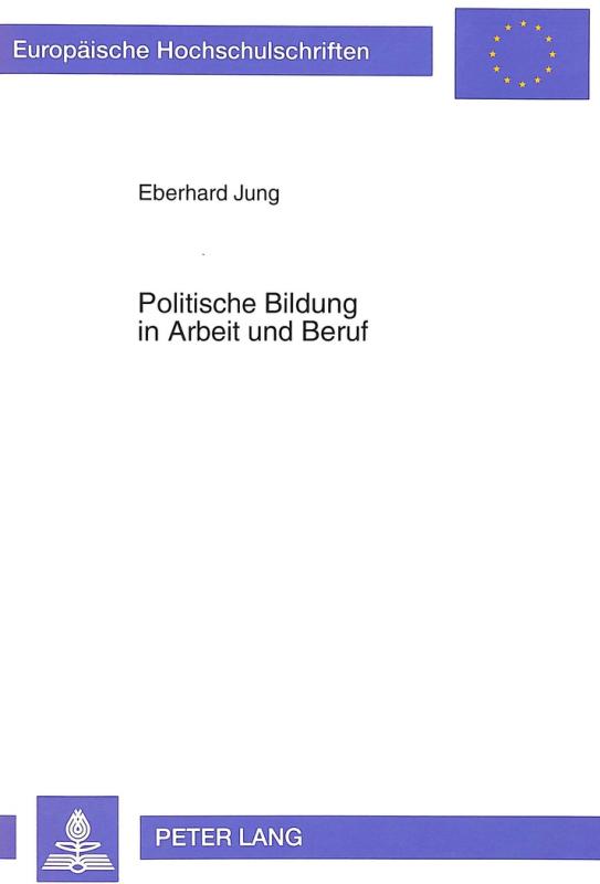 Cover-Bild Politische Bildung in Arbeit und Beruf