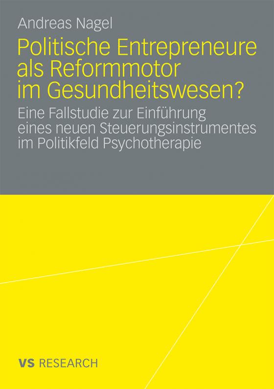 Cover-Bild Politische Entrepreneure als Reformmotor im Gesundheitswesen?