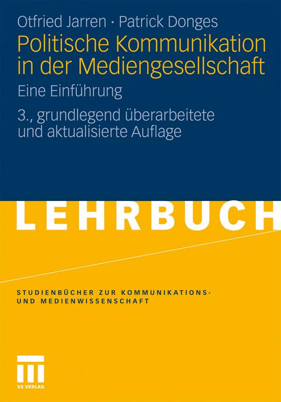 Cover-Bild Politische Kommunikation in der Mediengesellschaft