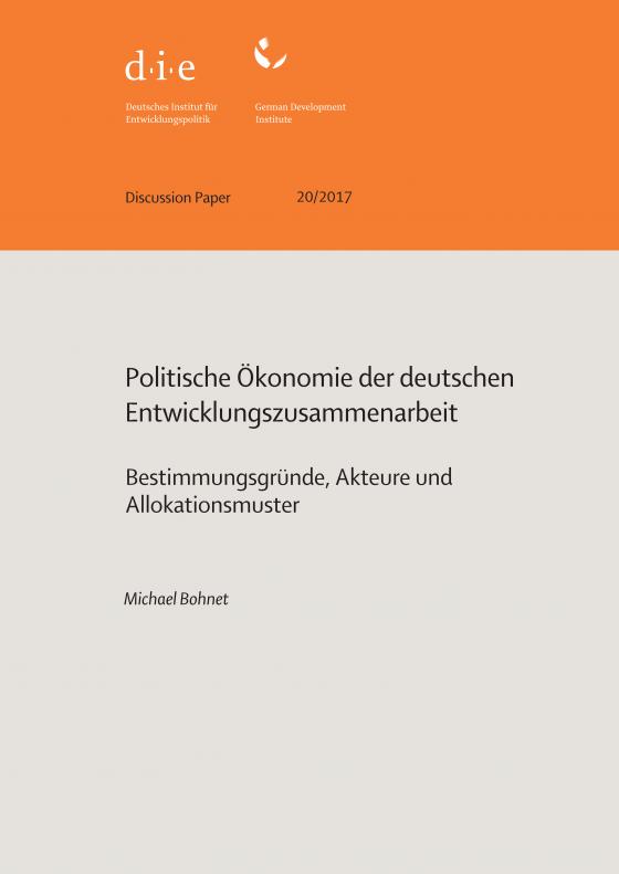 Cover-Bild Politische Ökonomie der deutschen Entwicklungszusammenarbeit