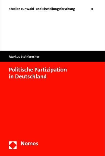 Cover-Bild Politische Partizipation in Deutschland
