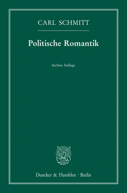 Cover-Bild Politische Romantik.