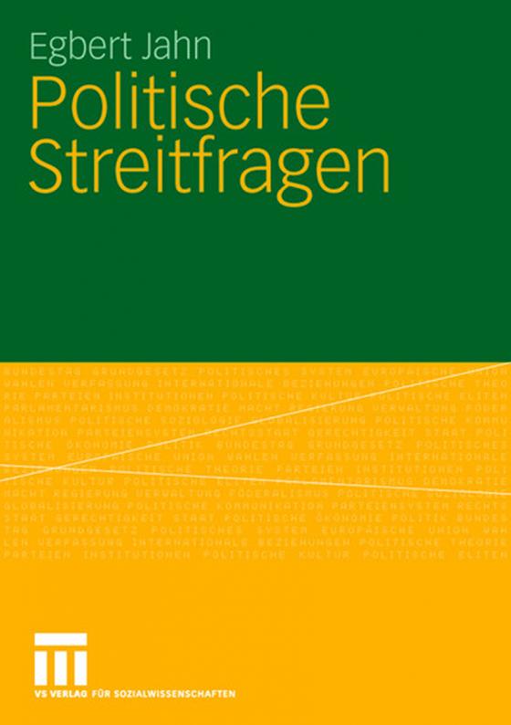 Cover-Bild Politische Streitfragen