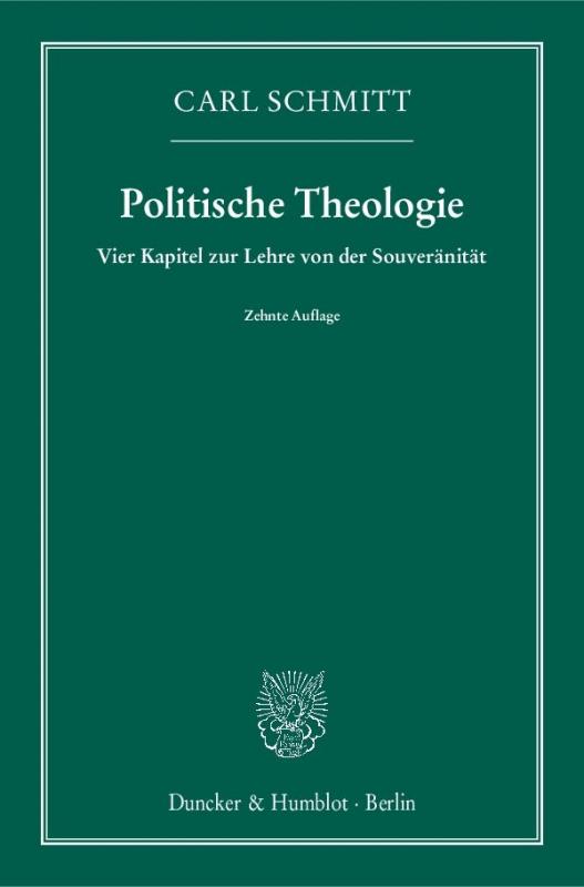 Cover-Bild Politische Theologie.