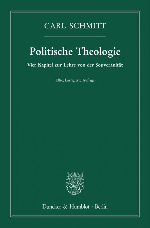 Cover-Bild Politische Theologie.