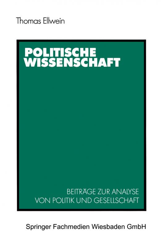 Cover-Bild Politische Wissenschaft