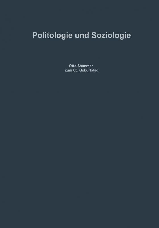 Cover-Bild Politologie und Soziologie