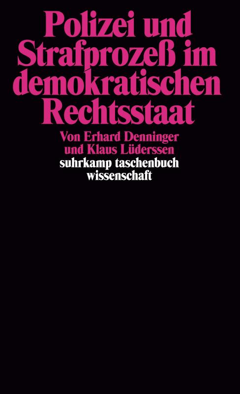 Cover-Bild Polizei und Strafprozeß im demokratischen Rechtsstaat