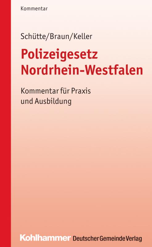 Cover-Bild Polizeigesetz Nordrhein-Westfalen