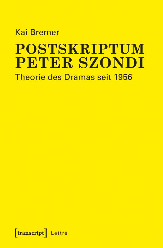 Cover-Bild Postskriptum Peter Szondi