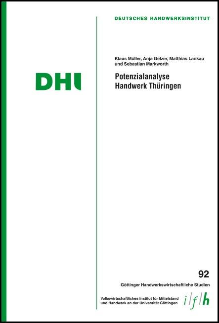 Cover-Bild Potenzialanalyse Handwerk Thüringen