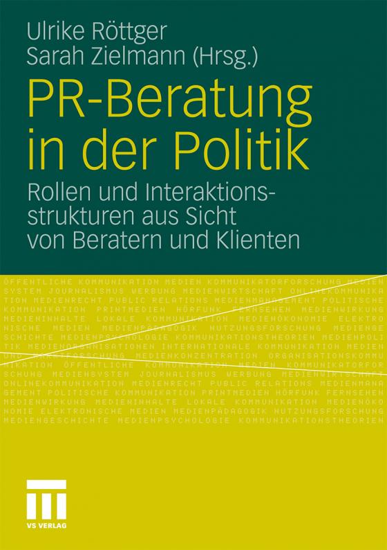 Cover-Bild PR-Beratung in der Politik