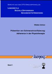 Cover-Bild Prävention von Schmerzchronifizierung. Adherence in der Physiotherapie