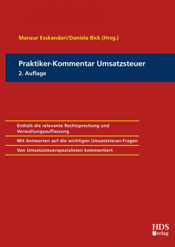 Cover-Bild Praktiker-Kommentar Umsatzsteuer