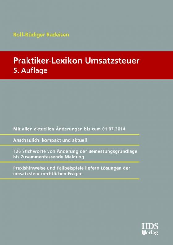 Cover-Bild Praktiker-Lexikon Umsatzsteuer