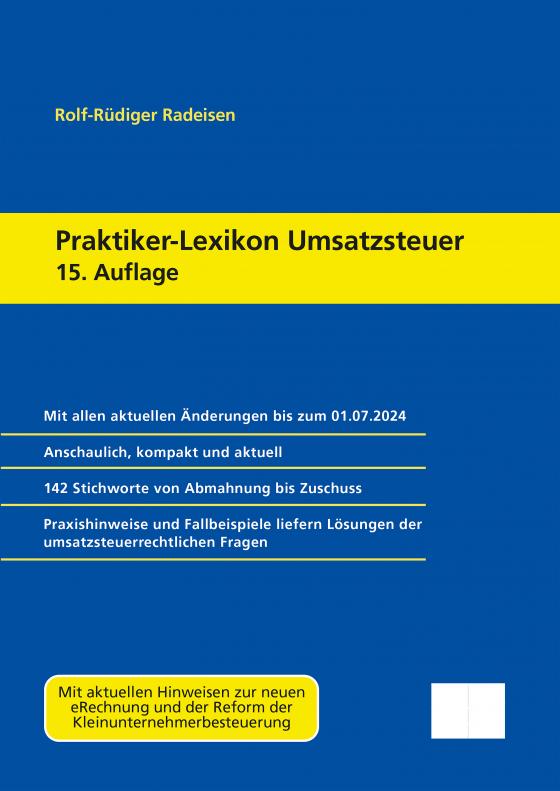 Cover-Bild Praktiker-Lexikon Umsatzsteuer