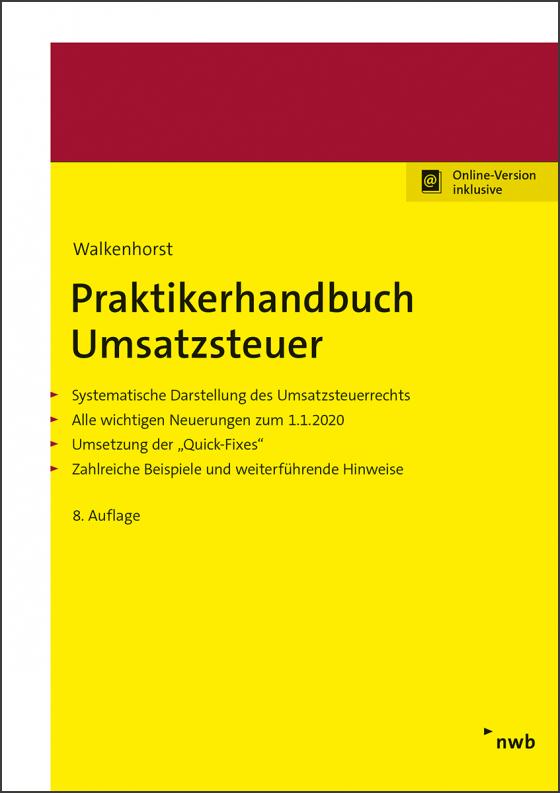 Cover-Bild Praktikerhandbuch Umsatzsteuer