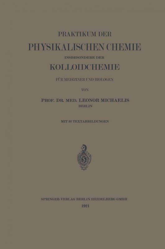 Cover-Bild Praktikum der physikalischen Chemie