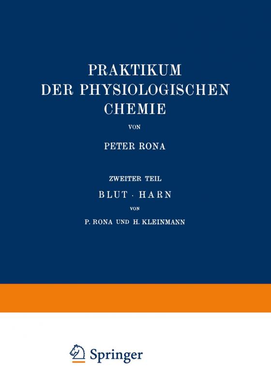 Cover-Bild Praktikum der Physiologischen Chemie