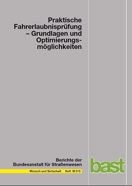 Cover-Bild Praktische Fahrerlaubnisprüfung - Grundlagen und Optimierungsmöglichkeiten