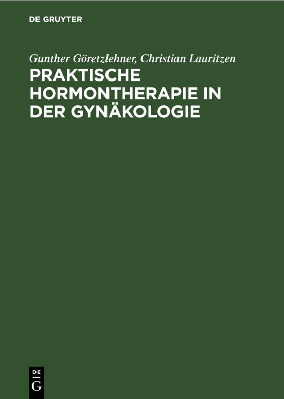 Cover-Bild Praktische Hormontherapie in der Gynäkologie