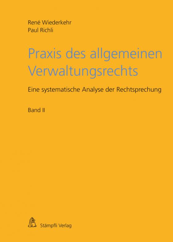 Cover-Bild Praxis des allgemeinen Verwaltungsrechts