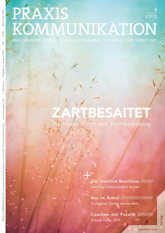 Cover-Bild Praxis Kommunikation 4/2015 Einzelheft