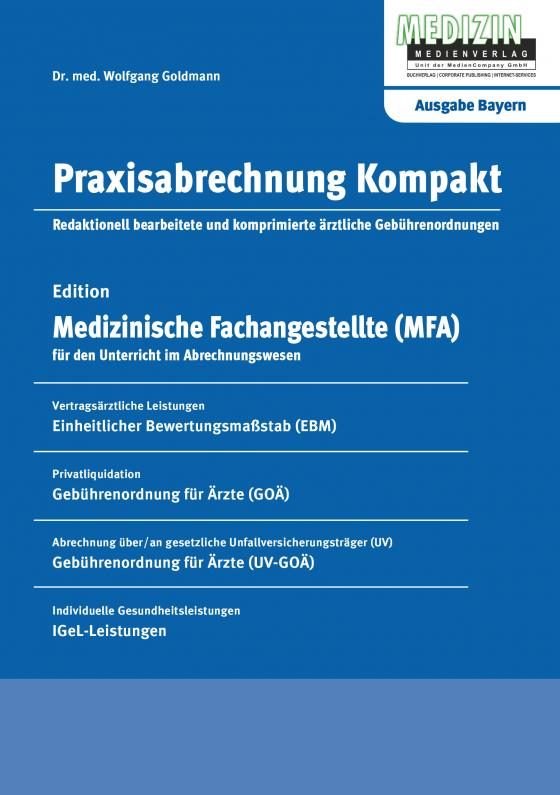 Cover-Bild Praxisabrechnung Kompakt - Ausgabe Bayern