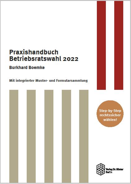 Cover-Bild Praxishandbuch Betriebsratswahl 2022