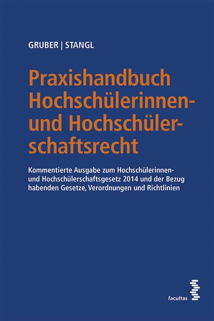 Cover-Bild Praxishandbuch Hochschülerinnen- und Hochschülerschaftsrecht